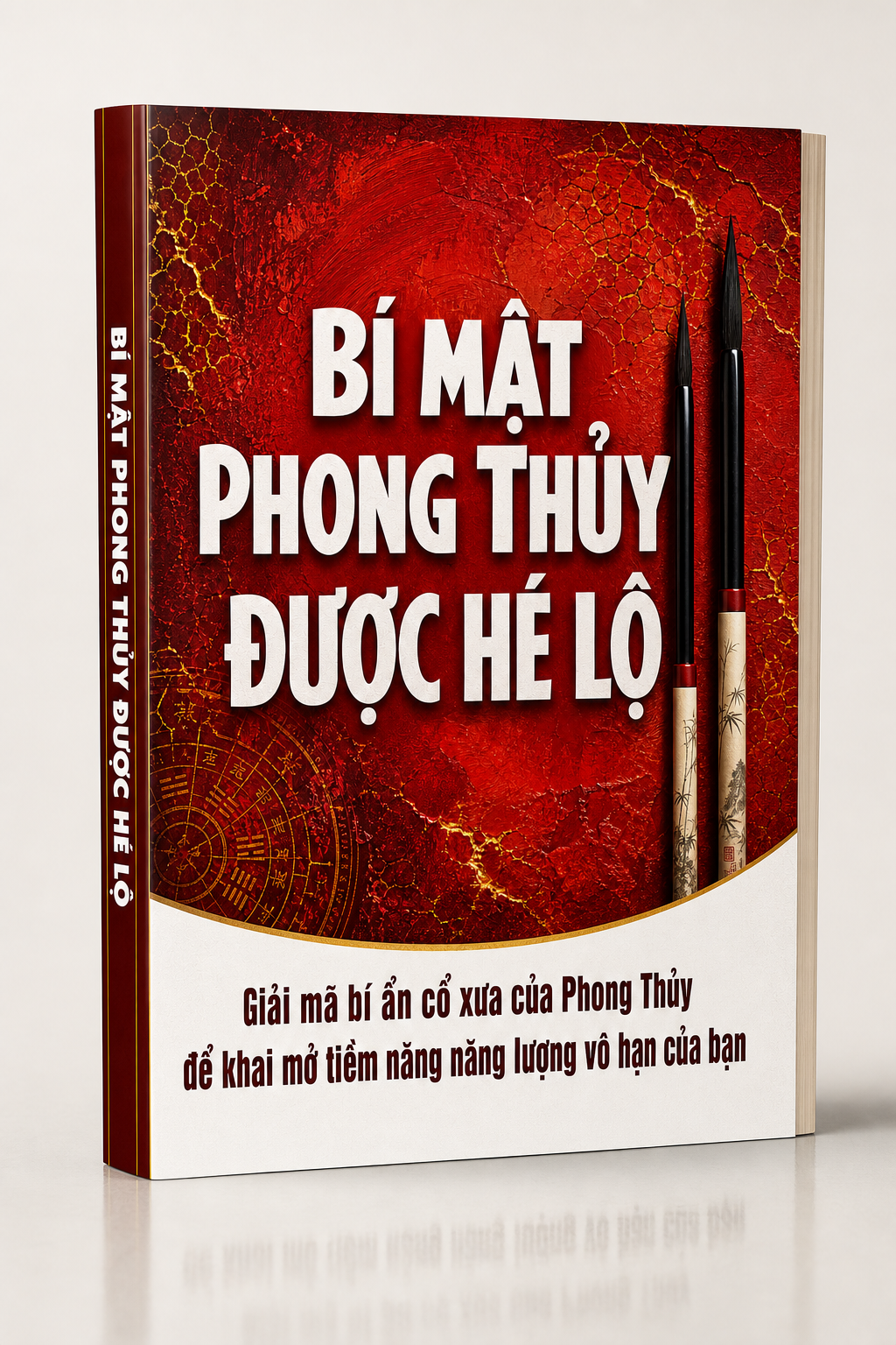 Mockup sách Bí Mật Phong Thủy Được Hé Lộ